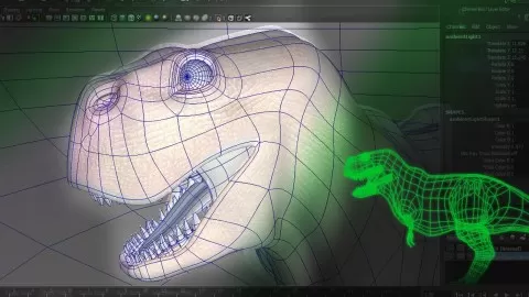 Experience the Beastly Power of Maya Modeling Tools to craft this 5-tonne-Jurassic Creature with this Maya Training.