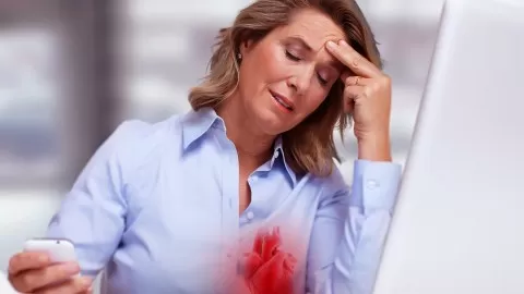 Stress connection with heart diseases