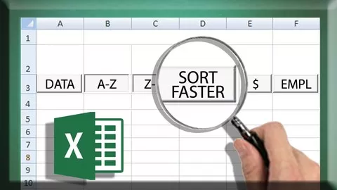 Excel: Sort Any Size Data File With Excel Macros & Custom Buttons
