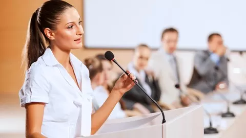 Public speaking with confidence and in a clear and memorable manner