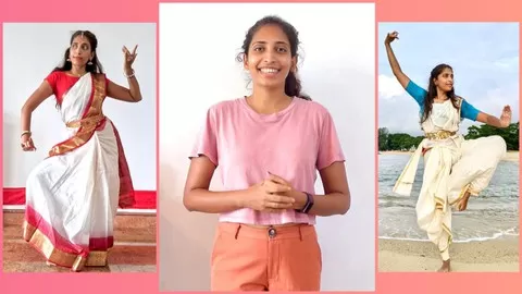 Learn basics of Bharatanatyam and 3 beautiful choreographies in 5 weeks!