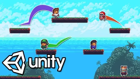 Game development made easy. Learn C# using Unity and create your very couch multiplayer action experience!