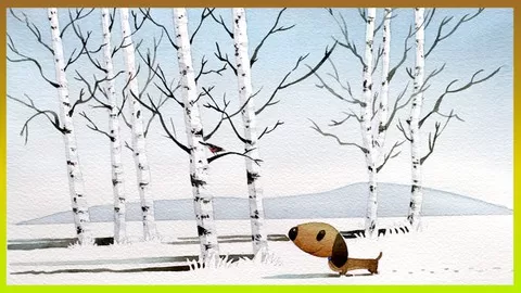 By Award Winning Artist I Paint Complete Landscape Scenes I Winter I Spring I Summer I Autumn