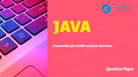 multiple choice questions to test your Core Java skills for Java Interview and ORACLE EXAM PREP