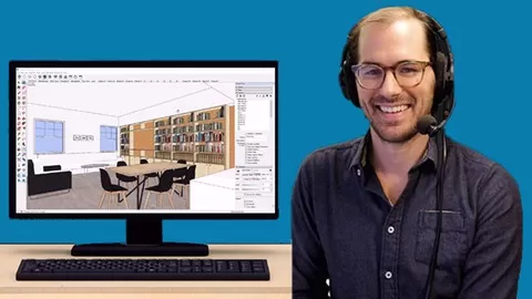 An easy to follow SketchUp course that teaches good 3d modeling habits to master.