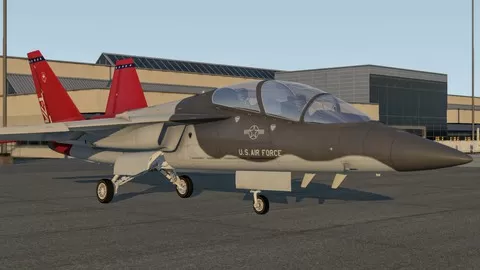 Brand new advanced jet training aircraft for the USAF.