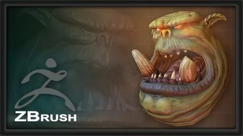 Learn the complete pipeline - from start to presentation - creating an Orc bust using ZBrush