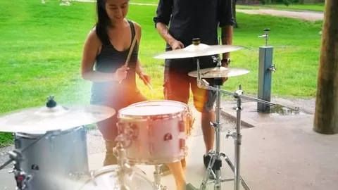 Play drums to your favourite songs