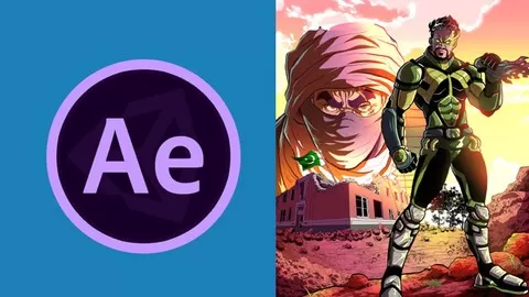 Adobe After Effects Comic Book Animation Crash Course in 1.30 Hour.