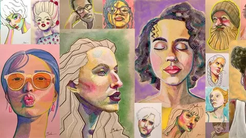 Creating a Portrait with Watercolors