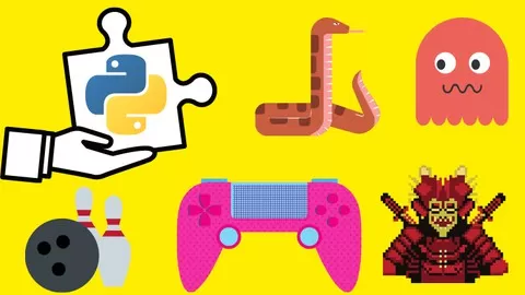 Learn Python with projects covering game and Learn how games work using Python as a tool