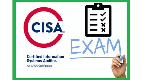 4 x 150 Exam practice tests 600 questions - CISA (ISACA) - 5 domains questions