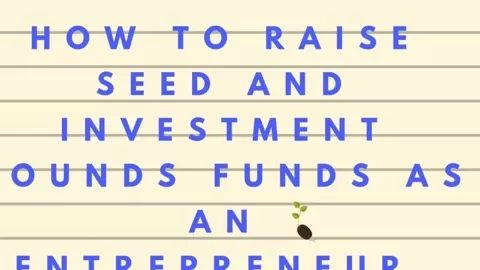 This course is a typical overview startup founders need to know about raising the seed funds critical to getting their Startup company off the ground.