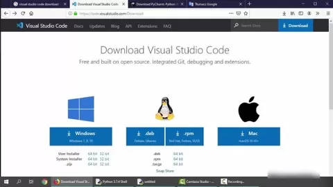 This course was created to make sure you understand how to work fast and easy with Python using popular Visual Studio Code