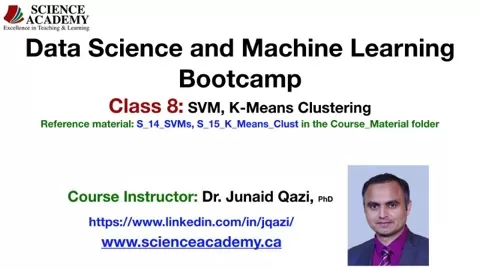This is class 8of Data Science and machine Learning Bootcamp.