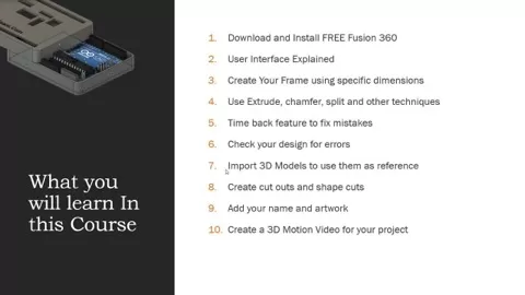 Design 3D Printed Enclosure for Arduino Boards Fusion 360