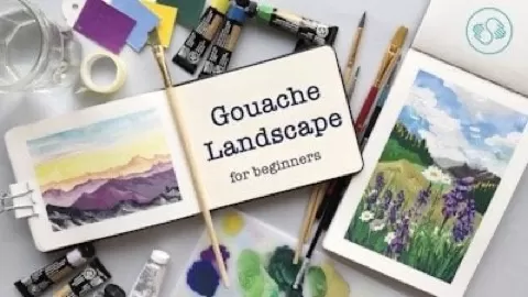 In this class you will learn how to make a gouache landscape from a photography.