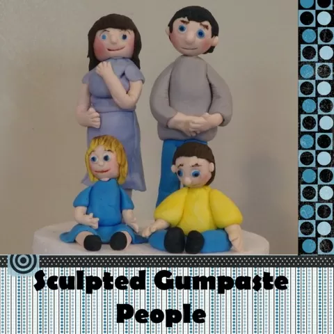 You want to add some people to your cakes?In this class I will teach you how to make two standing people and two sitting people.These people are made use bas...