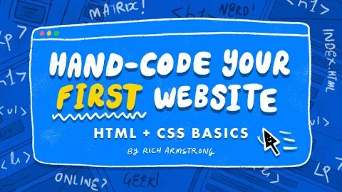 This class is a fun and approachable exploration of hand-coding your first website.The class covers these4 things: