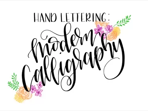 Welcome tothe hand lettering craze!