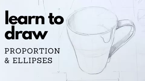 This course includes an explanation and demonstration of how to draw in proportion or "visually measure" as well as how to draw ellipses in proper perspectiv...