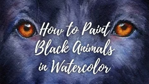 Painting animals at either end of the value spectrum can be challenging