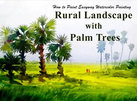 In this Class you will learn How to Painteasy way a beautiful Rural Landscape with Palm Trees on Watercolor Painting. I will show you how easy way step by st...
