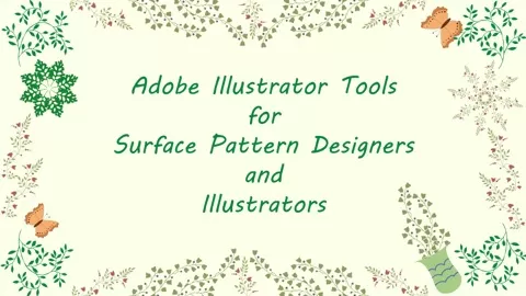 Adobe illustrator is an enormous program. I started learning it around the same time I started learning surface pattern design