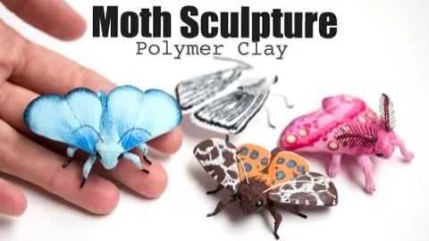In this class I'm going to show you how to sculpt moths and butterflies using polymer clay.To fully manage this class