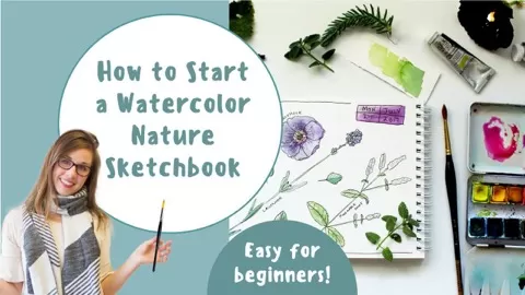 Learn how to start a nature sketchbook using waterproof ink pens and watercolor paints. The object of this class is to introduce you to how to start your own...
