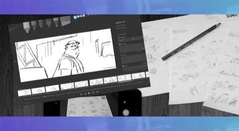 You want to create your own storyboards for movies