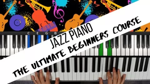 Jazz Piano - The Ultimate Beginners Course will get you playing some cool jazz sounds in no time at all!