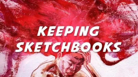 The art and purpose of drawing and writing in different types of sketchbooks.