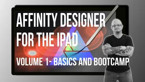 In this initial course we take a look at the basics of the new Affinity Designer for ipad interface