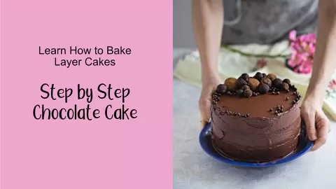 Learn how to bake an amazing Chocolate Cake with this Cake Baking Class!