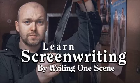 Writing a Screenplay is hard - A great way to start is learning to craft One Scene in a Screenplay Format.