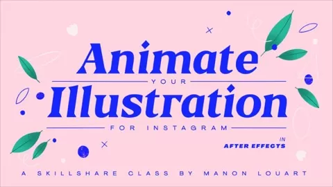 Learn how to animate your illustrations for social media using After Effects!