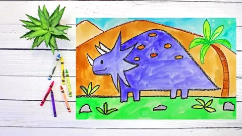 Are you looking for a fun and unique drawing and watercolor painting project for your child?