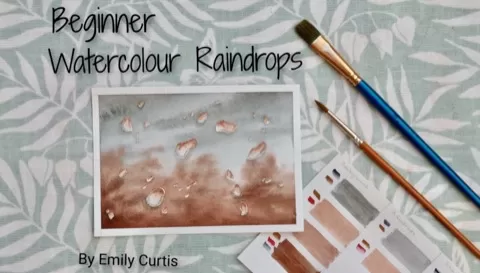 Have you ever wanted to paint 3D looking raindrops? This class is all about how to do just that.