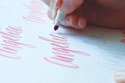 Interested in hand lettering