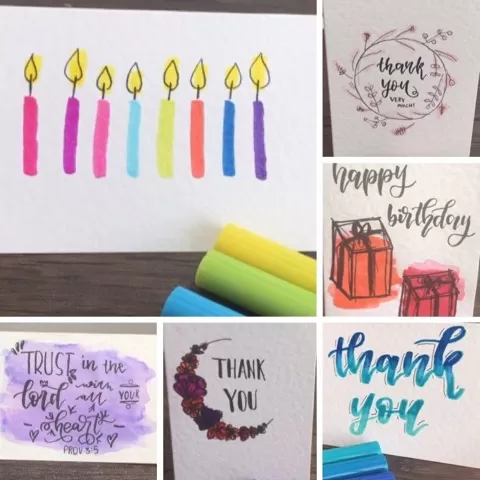 In this lesson you will learn 6 card designs for different occasions. All of the lessons have easy to follow instructions and I will be showing you each step...
