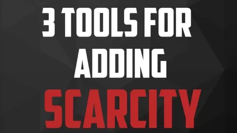 In this class I'm going to walk you through 3 different tools you can use to add scarcity to your sales funnels