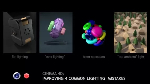 In this class we`ll use Cinema 4D andRedshift to explore how to avoid lighting mistakes that 3d artist
