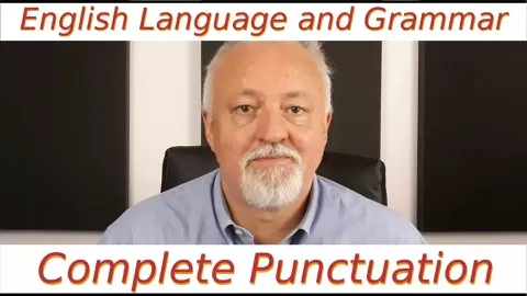 This course goes through all the standard punctuation marks that are used when writing English.