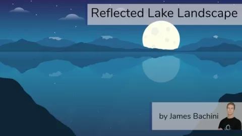 Create a reflected lake vector landscape using inkscape (or adobe illustrator). Follow along as we design SVG graphic and then import it into a video editor....