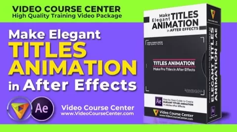 Create Elegant Titles Animation in After Effects CC