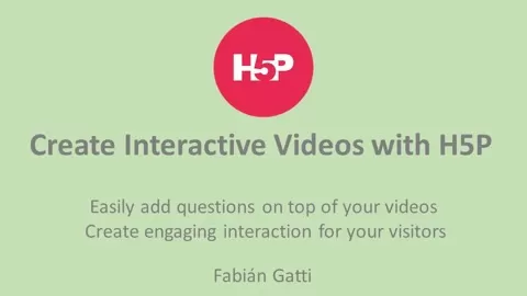 In this 35 minutes class you will learn how to add interaction into videos. You will be able to insert questions on top of your embedded videos. From True of...