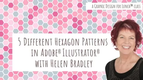 This class focuses on making a range of five hexagon seamless repeating patterns in Illustrator. You will learn how to make a pattern with white border aroun...