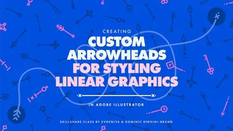 Unlock the full potential of strokesin Adobe Illustrator by creating &ampusing your own custom arrowheadsto add exciting elements to linear graphics in a fe...