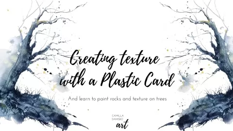 This is the third class in my mini series on alternative materials to create Texture in Watercolor. In this class I will guide you in how to use a credit ca...